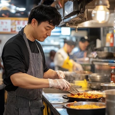 揭秘水煎肉新吃法：無需炭火，德化步行街的獨特美食之旅