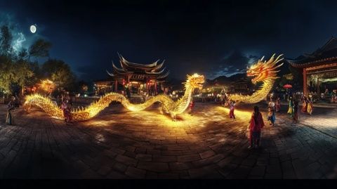 廬山西海旁的不夜城|柘林老鎮(zhèn)非遺美食文創(chuàng)園——品民俗、賞美食之旅