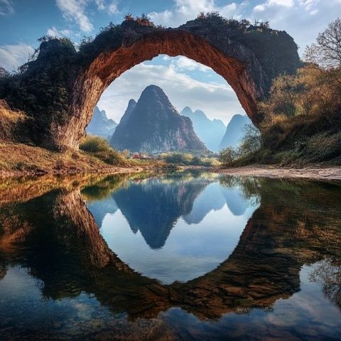 漓江是中國桂林地區(qū)的一條著名河流，在領(lǐng)略江南水鄉(xiāng)風(fēng)情和壯美山水之間