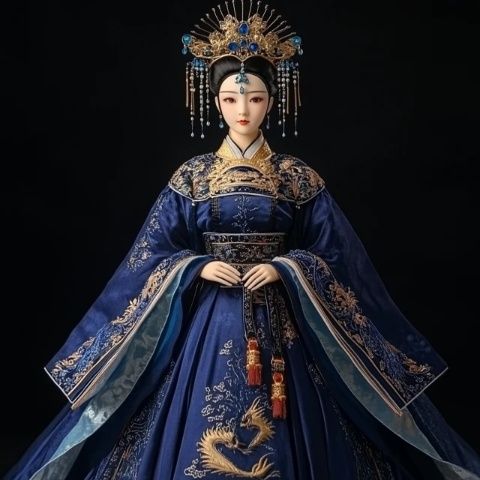 唐仕女俑國學(xué)文化藝術(shù)品古代宮廷生活彩繪騎馬俑一對(duì)兒手工藝品