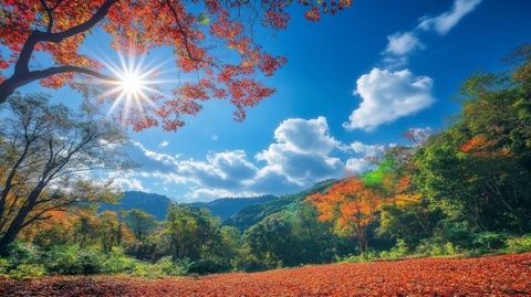 白日如夏晚來秋，炎熱與涼爽共存