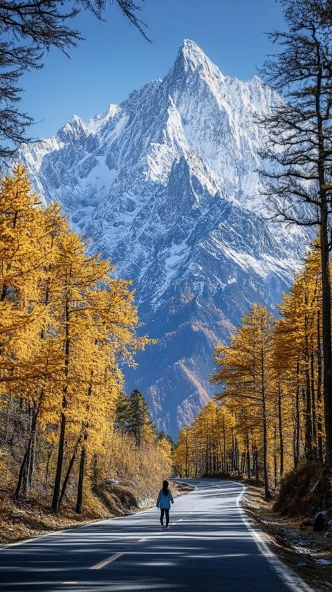 地質奇觀四姑娘山，位于我國四川省阿壩藏族羌族自治州小金縣