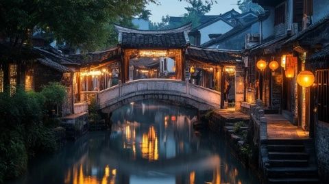 我又發(fā)現(xiàn)了一個(gè)好玩的地方，就是我現(xiàn)在拍攝的塞外江南水鎮(zhèn)