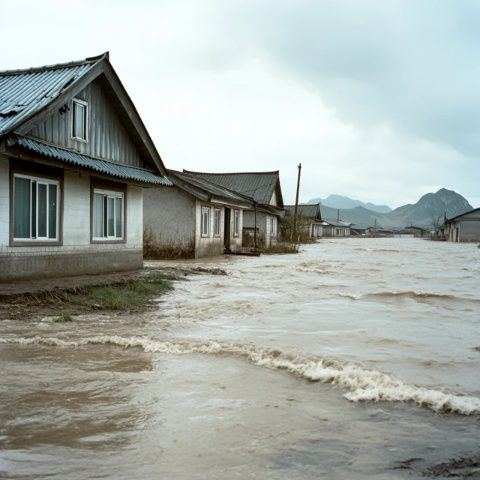 云南開遠突發(fā)大暴雨