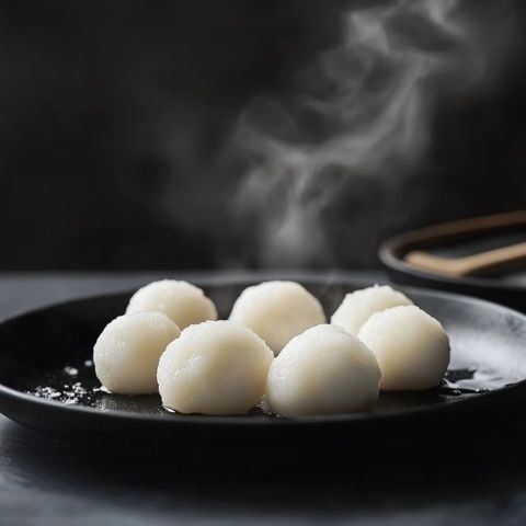 藕粉圓子，江蘇鹽城的傳統(tǒng)甜點(diǎn)，軟糯彈牙，你吃過沒？