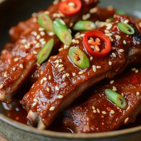 哈嘍姐妹們，今天星期天不上班，我要在家復(fù)刻一下洛杉磯名菜韓式辣牛排骨