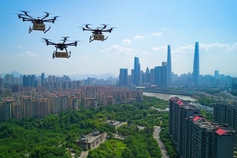 深圳：無人機送餐新體驗，3公里外賣只需幾分鐘