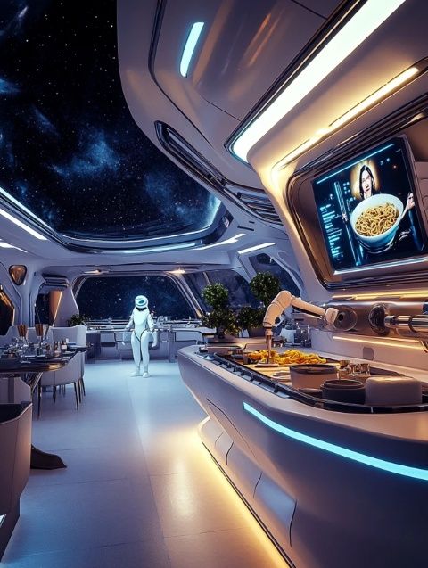 未來感十足的SPACELAB零重力餐廳，科技與美食的完美結(jié)合