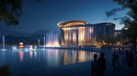 夜幕下的璀璨明珠:湖濱銀泰步行街探秘