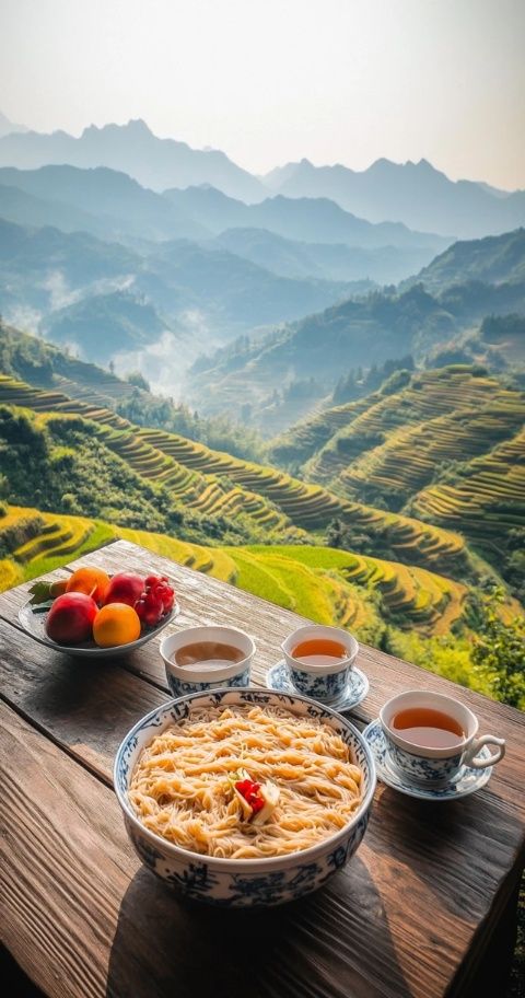 西江苗寨附近的美食之旅：酸湯魚(yú)、糍粑、油茶等特色小吃
