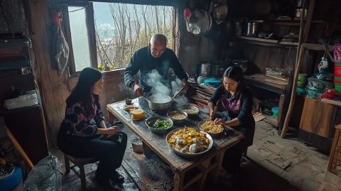 探索南昆山美食之旅：龍門愛琴民宿旁的食道部落，竹筒飯與烤全羊的美味邂逅！