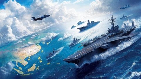 現(xiàn)代海軍武器大全:大型水面戰(zhàn)艦、中型水面戰(zhàn)艦、兩棲艦艇、潛艇及艦載機介紹。