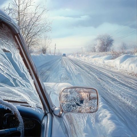 鄉(xiāng)下霜凍及雨雪天氣行車(chē)安全指南：燈光、速度與距離的把控