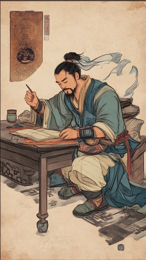 微風(fēng)在中國古代文學(xué)史上，有這樣一位天才文人，他不僅詩詞寫得好，還是書法大家