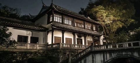 在五云翠谷間的奢美莊園里，來一頓地道的江南晚餐