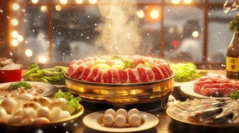 京城銅鍋涮肉盛宴，冬日暖意濃情聚寶源