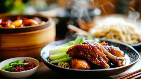 品嘗京味十足的點(diǎn)卯小院美食:酥烤鴨的幸福之旅