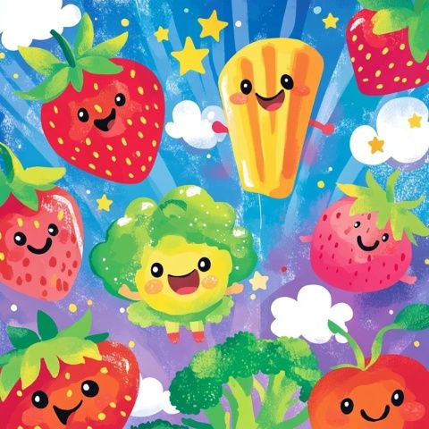 
繪本揭秘：蔬菜幼兒園的成長日記，趣味盎然的故事