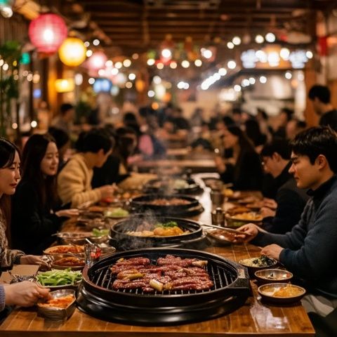 
三亞海棠灣網(wǎng)紅韓式烤肉盛宴：首爾街頭風(fēng)味，盡享美味狂歡