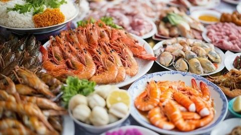 大連特色小吃：海鮮燒烤、章魚丸子、炸醬面等大眾愛好