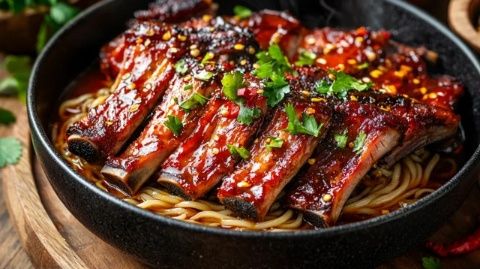家常版醬香排骨，肉質(zhì)軟爛脫骨，滿屋飄香，孩子超愛吃！