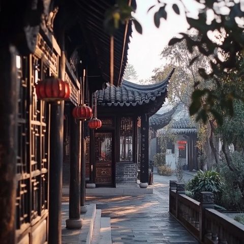 在甪直古鎮(zhèn)品嘗特色蹄膀，感受蘇州的柔情歲月