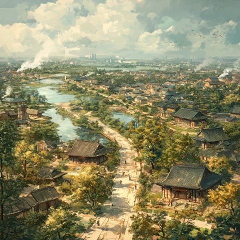據(jù)說萬全準(zhǔn)備張家口今年弄了一個古城，今天帶我娘、我哥還有老公四個來萬全古城
