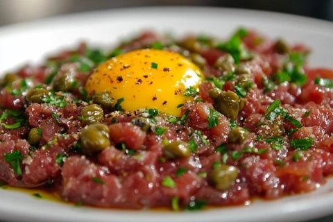 挑戰(zhàn)味蕾極限：法國(guó)經(jīng)典生食牛肉料理他他牛肉 Steak Tartare