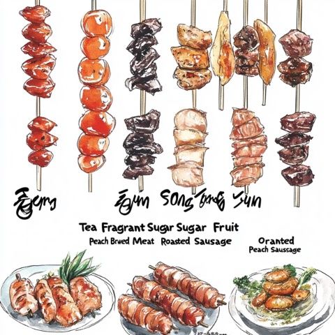 串燒的制作方法：經(jīng)典四川風味，輕松在家享用！