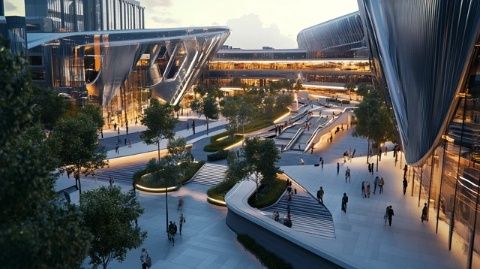 荷蘭建筑公司UNStudio贏得德國杜塞爾多夫市中心綜合發(fā)展項目設(shè)計比賽