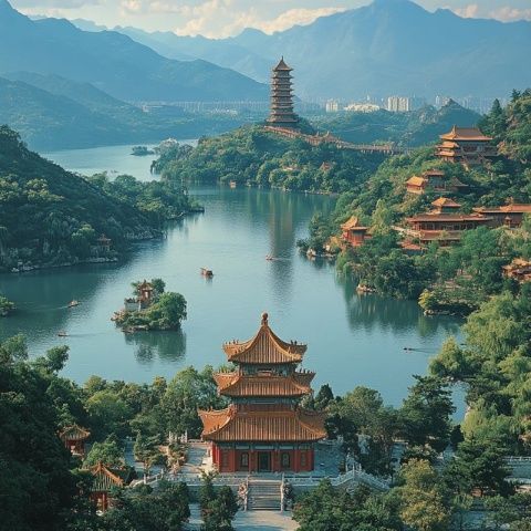 走進(jìn)頤和園，遨游四大部洲
