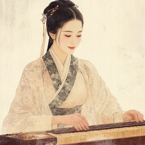 中國傳統(tǒng)文化中四種重要的藝術修養(yǎng)是彈琴、弈棋、書法、繪畫，它們代表了中華文化在音樂、智力、文字和美術方面的高度成就。