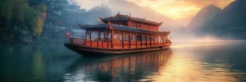 夜游陸水湖:探尋光影交織下的三國傳奇