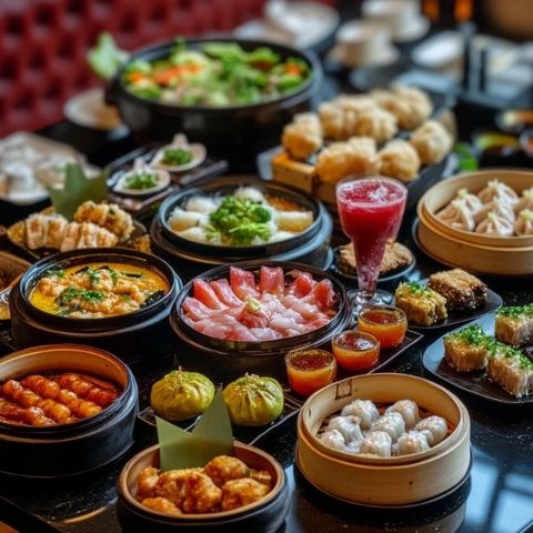 江夏區(qū)萬豪世紀(jì)天街廣場國際美食節(jié)盛況空前，百種佳肴等你來嘗！