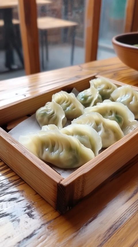 新漁東路早起鍋貼店，珊珊之外的新選擇