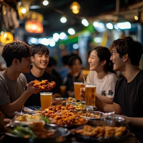 國貿(mào)美食街：樂趣和音樂之都