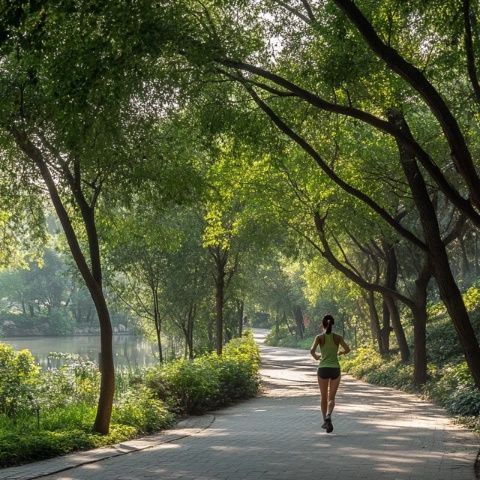 漫步泰達公園，邂逅美好風(fēng)景