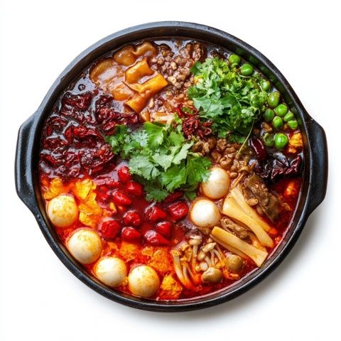 火鍋是廣受喜愛的中華美食，不同地區(qū)有不同的特色鍋底和調(diào)料配方