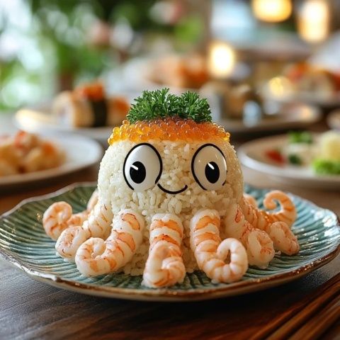今日大揭秘： snake come true！輕松上手制作胡蘿卜鮮蝦蛇形飯