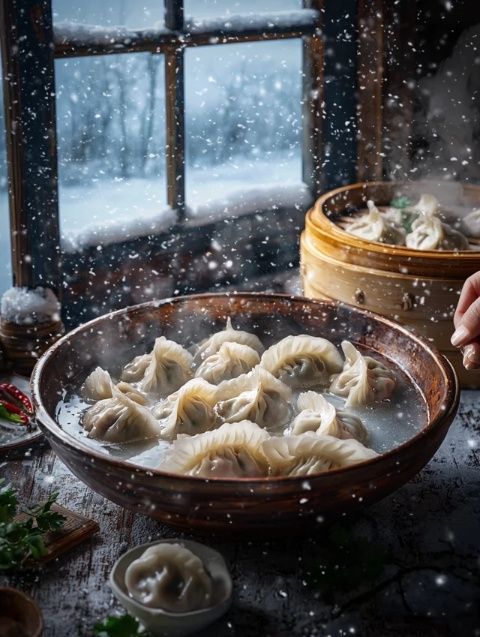 秋冬家常美食：學(xué)做鮮嫩娃娃菜餡蒸餃，暖胃又暖心
