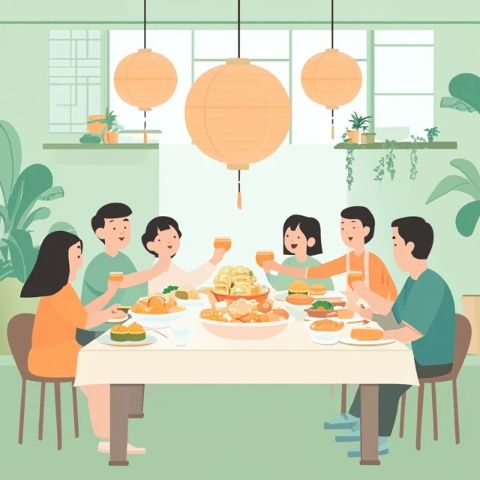 夏日相聚:老友共品陜西美酒與餃子宴