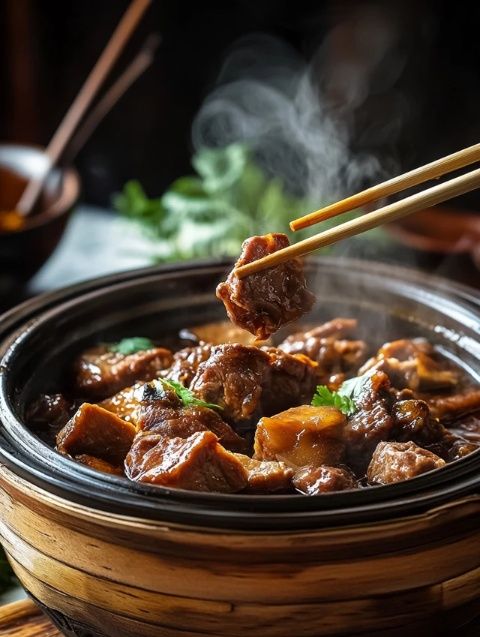 韶關(guān)樂昌香芋臘豬手煲:集美味與健康于一體的江南佳肴