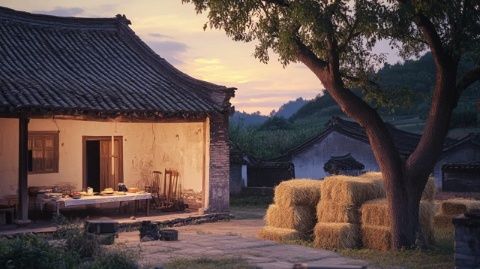 這家農(nóng)家樂(lè)坐落于三山島，需要坐船才能到達(dá),經(jīng)營(yíng)者是當(dāng)?shù)氐囊粚?duì)夫婦