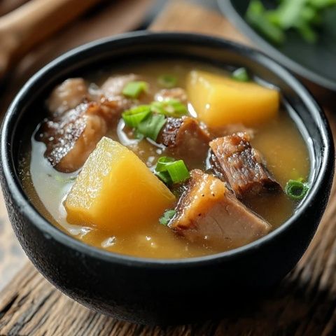 府城特色農(nóng)家菜，羊頭湯鍋與果園雞令人贊不絕口