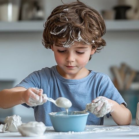 面粉彩泥套裝，讓孩子在過家家中體驗烹飪樂趣，安全無塵，媽媽省心