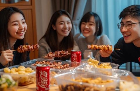 青島家庭聚餐:吳興路桔子烤肉美味體驗