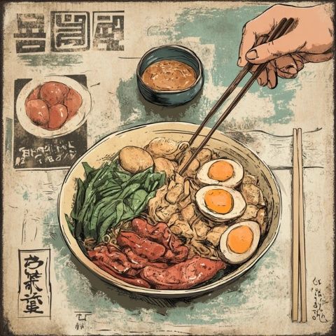 日本廚師32年手繪美食日記:探索烹飪的藝術(shù)與靈感