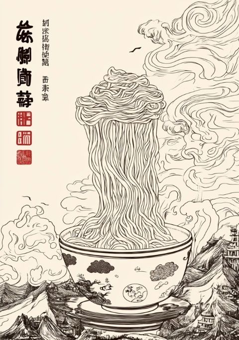山西面食的百科全書：刀削面、壓豆面、剔尖、抿蝌蚪和燜面的制作方法和特點(diǎn)。