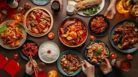 新年盛宴盛啟，美味佳肴共迎吉祥歲
