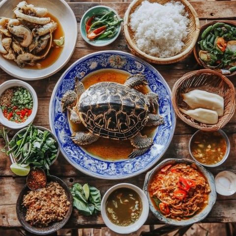 南方地域廣闊，飲食文化豐富多樣，以下是一些常見的南方美食